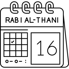 16th Rabi al-Thani Icon