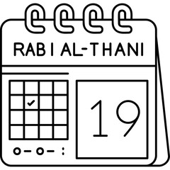 19th Rabi al-Thani Icon