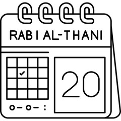 20th Rabi al-Thani Icon