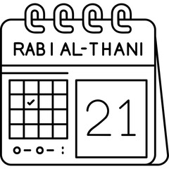 21st Rabi al-Thani Icon