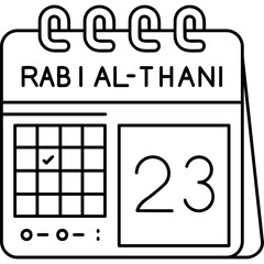 23rd Rabi al-Thani Icon