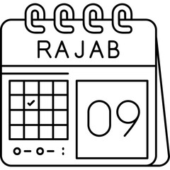 9th Rajab Icon