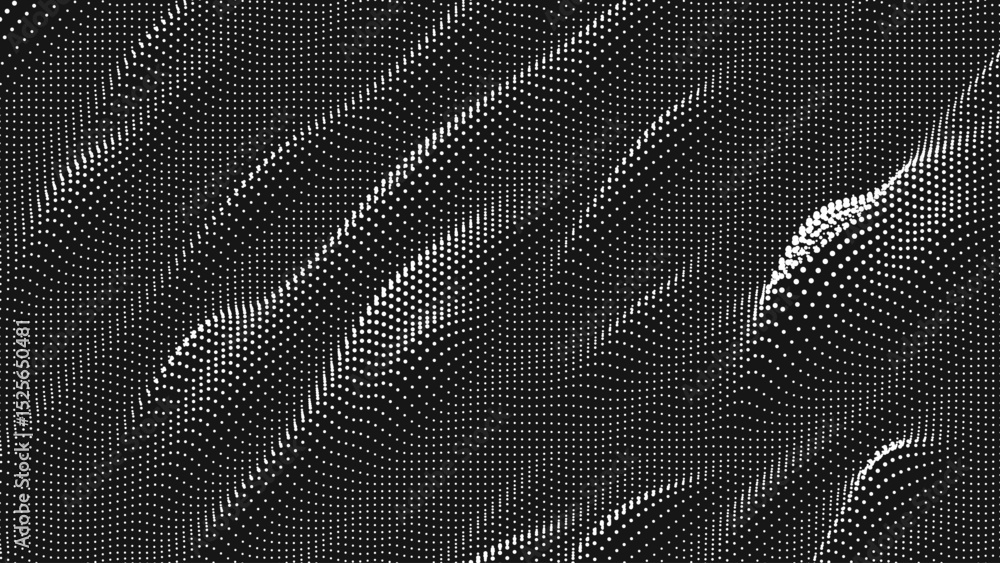 Poster point wave diagonal texture. abstract dot background. technological cyberspace background.