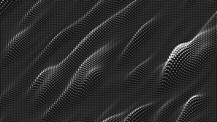 Point wave diagonal texture. Abstract dot background. Technological cyberspace background.
