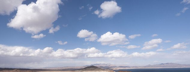 Altocumulus clouds