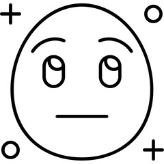 Fototapeta premium Rolling eyes Icon