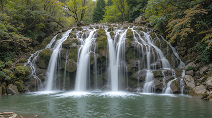 Obraz premium Lastiver Waterfall near Enokavan and Ijevan, Armenia,