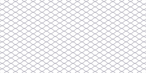 Naklejka premium Black metal mesh seamless pattern vector illustration. Metal grid pattern. Silhouette Steel wire Chain link Fence Pattern.