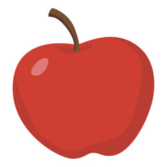 red apple