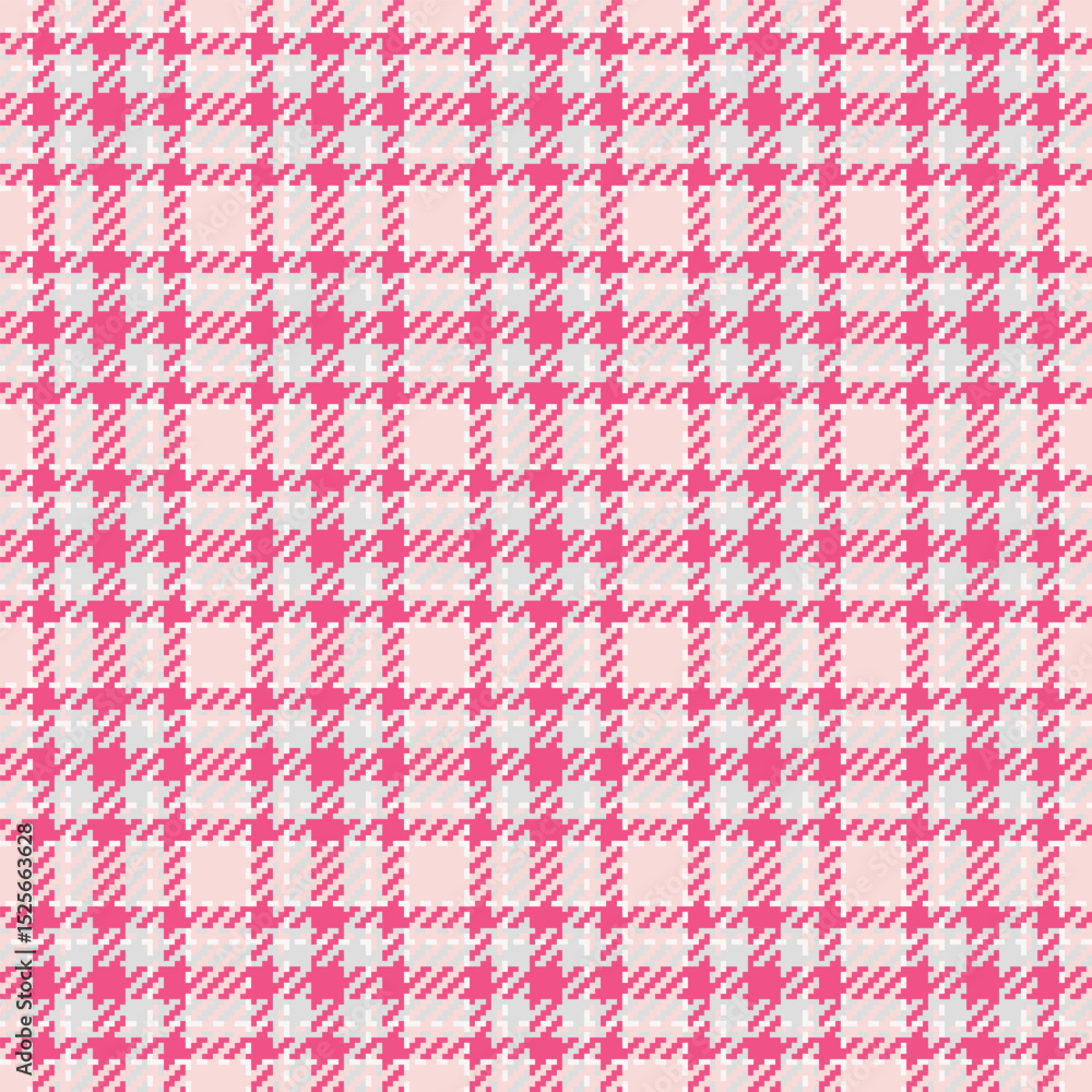 Poster stylish pink plaid pattern. versatile backdrop for design projects, adding a touch of charm and a mo