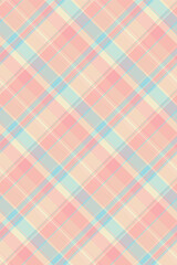 Purchase textile plaid seamless, front check pattern fabric. Soft tartan vector texture background in light and white colors.