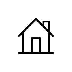 Home button UI icon vector