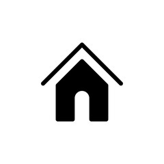Fototapeta premium Home button UI icon vector