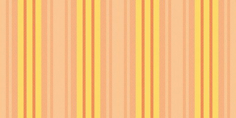 Obraz premium Lalftone stripe lines textile, customizable vector seamless texture. Keminine pattern fabric background vertical in amber and red colors.