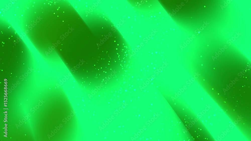 Poster abstract green light streaks background video loop dynamic neon green glowing lines and particles