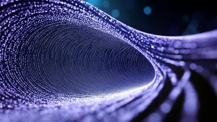 Cosmic Passage: An abstract, futuristic tunnel of light, swirling with cosmic dust and ethereal energy, symbolizing the journey through space and time.