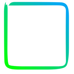 Fototapeta premium Green blank business vector frame with paper clip and check mark