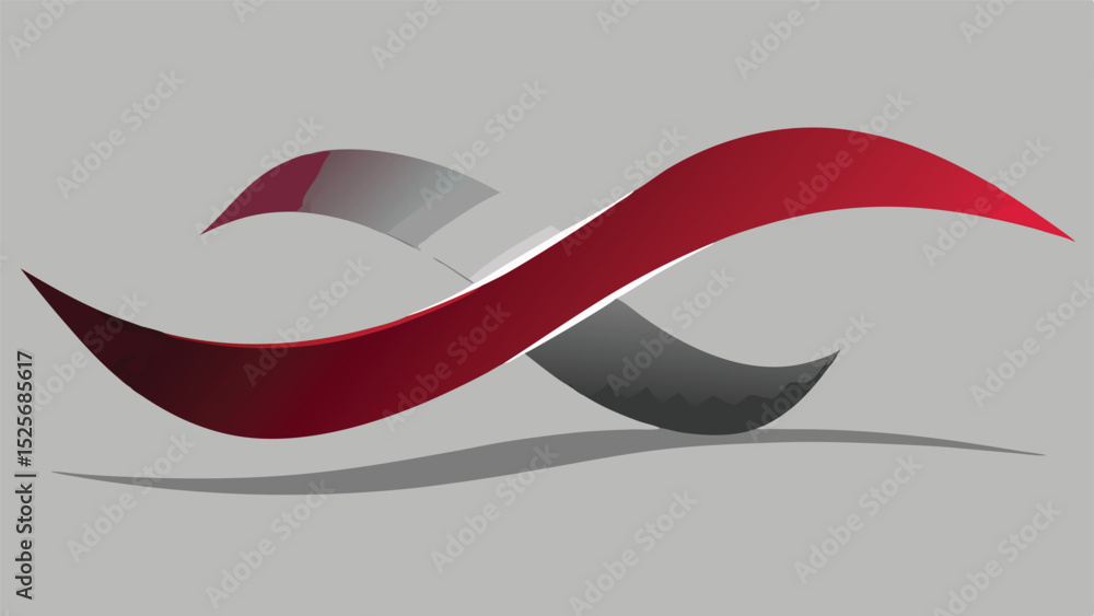 Poster abstract modern graphic design elements with gradient colors and artistic style
