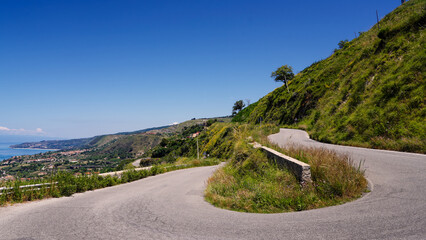 Scenic route offering breathtaking views of the coastline and crystal clear waters of the...