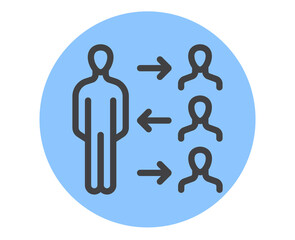 Teamwork cooperation business project start up icons isolated set. Vector flat graphic design illustration 