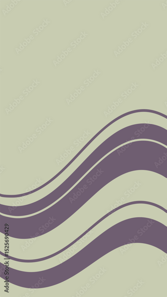 Poster abstract wavy lines design on a transparent background suitable for various projects