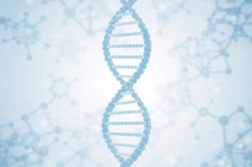 Modern dna double helix illustration