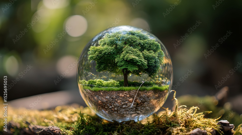 Poster sustainable environmental friendly goal development green business strategy global net zero carbon n