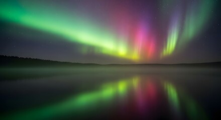 rainbow in the night