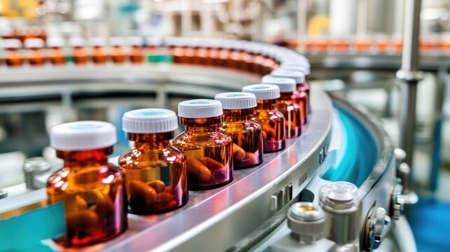 Labeling system inside pharmaceutical company with automated printers and scanners