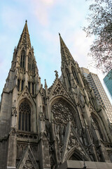 St. Patrick's Cathedral Facade, New York - 22 October 2010