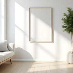 Scandinavian‑Style Poster Frame Mockup