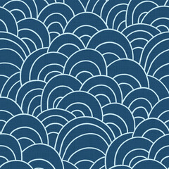 Abstract Ocean Waves Seamless Pattern Blue Water Ripple Texture Design for Fabric, Wallpaper, and...