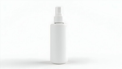 Spray Bottle Mockup on White Background for Product Display
