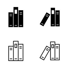 Library icon vector. education sign and symbol