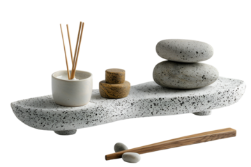 Zen stones aroma diffuser and tray