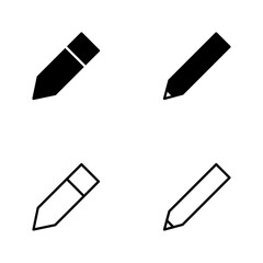 Pencil icon vector. pen sign and symbol. edit icon vector