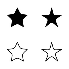 Obraz premium Star icon vector. rating sign and symbol. favourite star icon