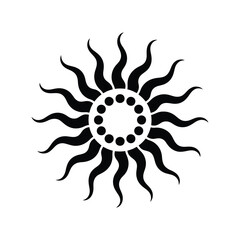 Ornate Sunburst Design