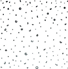 Texture with dots, spots and thick circles.