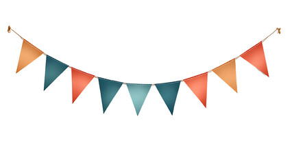 Fototapeta premium flag decoration with triangular shape