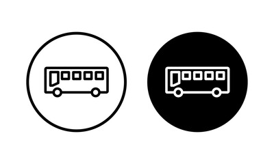 Bus icon vector illustration. bus sign and symbol. transport symbol