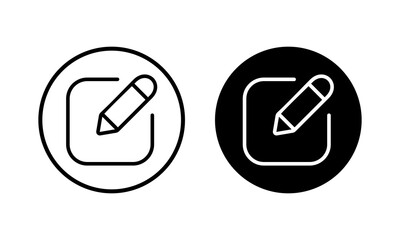 Edit icon vector illustration. edit document sign and symbol. edit text icon. pencil. sign up