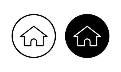 Home icon vector illustration. House sign and symbol