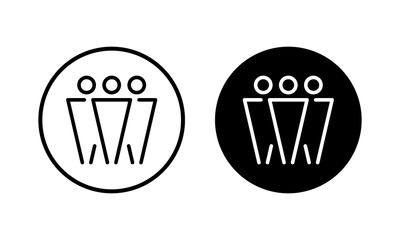 People icon vector illustration. person sign and symbol. User Icon vector