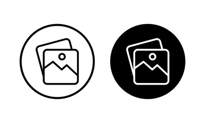 Picture icon vector illustration. photo gallery sign and symbol. image icon