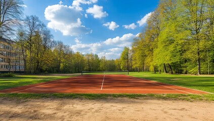 At A_school, the athletic grounds are meticulously maintained, creating an outstanding environment for students to participate in various sports and recreational activities