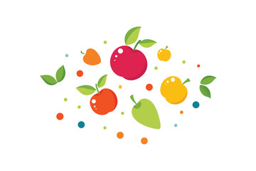 vector illustration of an orange fruit