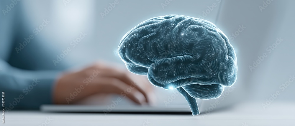 Poster exploring cognitive enhancement techniques at work office environment digital content modern design 