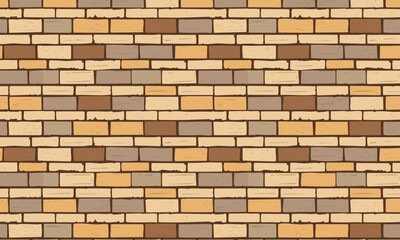 A clean and modern seamless vector pattern of a brick wall or wooden block surface