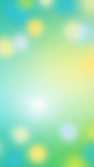 Obraz premium Abstract Blurred Background, Pastel Green, Yellow, and Teal Color Palette, Soft Focus, Bokeh Effect, Ideal for Design Projects, Websites, and Presentations